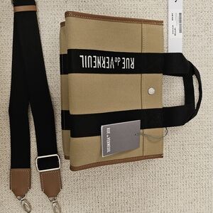Tan Canvas Tote Bag